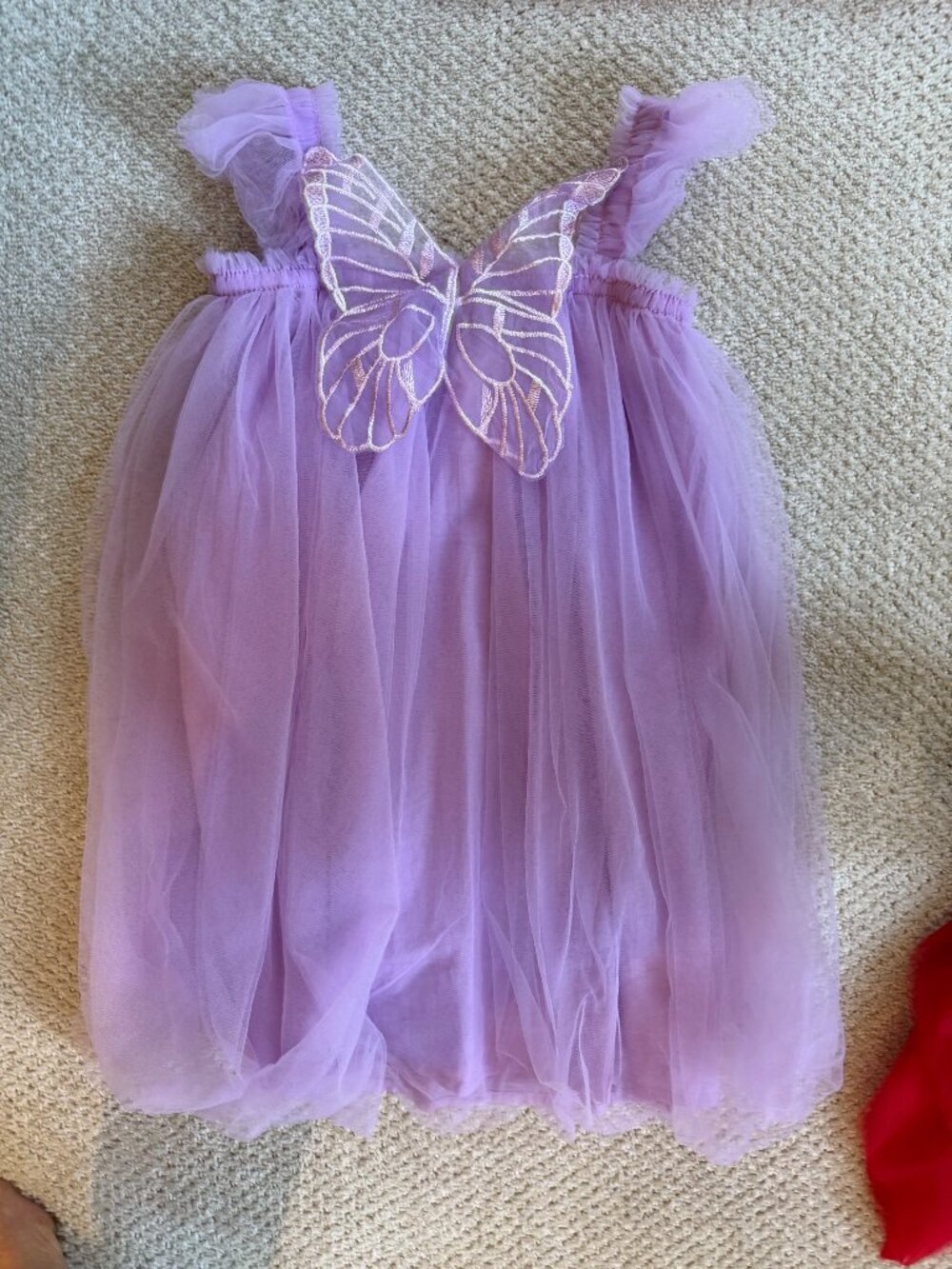 Lola + The Boys Lavender Butterfly Fairy Dress size 8